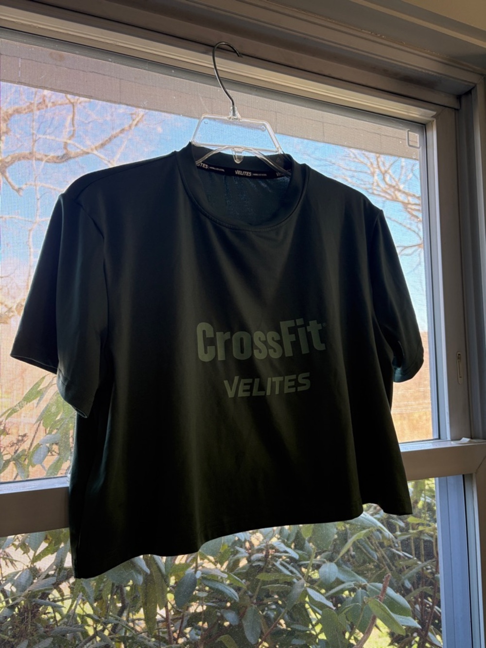 CrossFit Black Crop Top